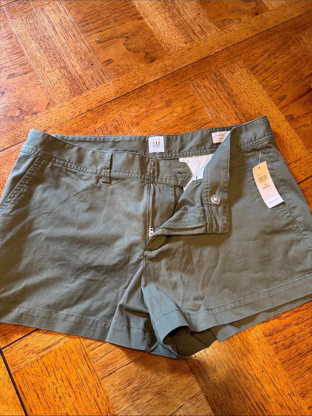 GAP Olive Green Chino Bermuda Shorts